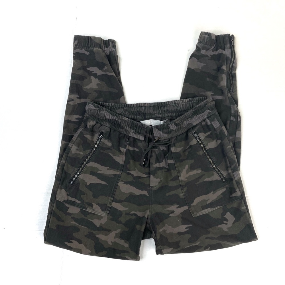 Athleta Camo Farallon Zipper Ankle Jogger Pants